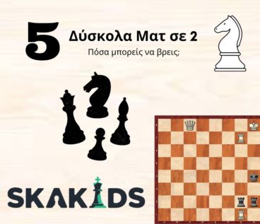 Ματ σε 2 κινήσεις Τακτικά στο σκάκι skakids